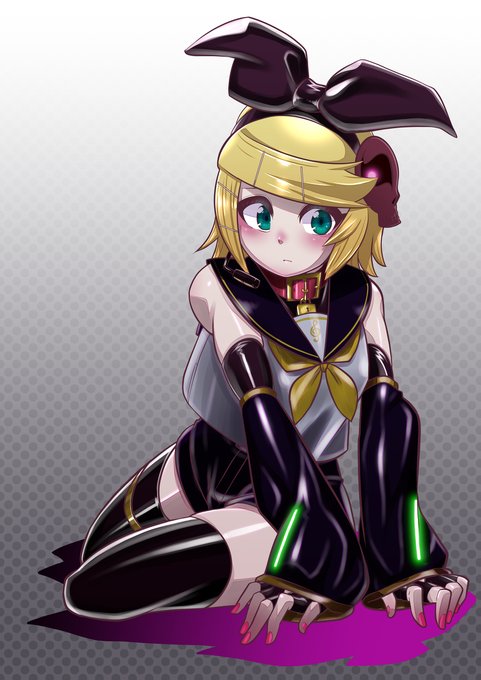 [R-18] 【Latex】呪いドクロリン【鏡音リン】 #ラバースーツ #洗脳 #悪堕ち #鏡音リン #首輪 #強制装着 #寄生 #奴隷 #呪い装備 https://t.co/32j9fOl8DS 