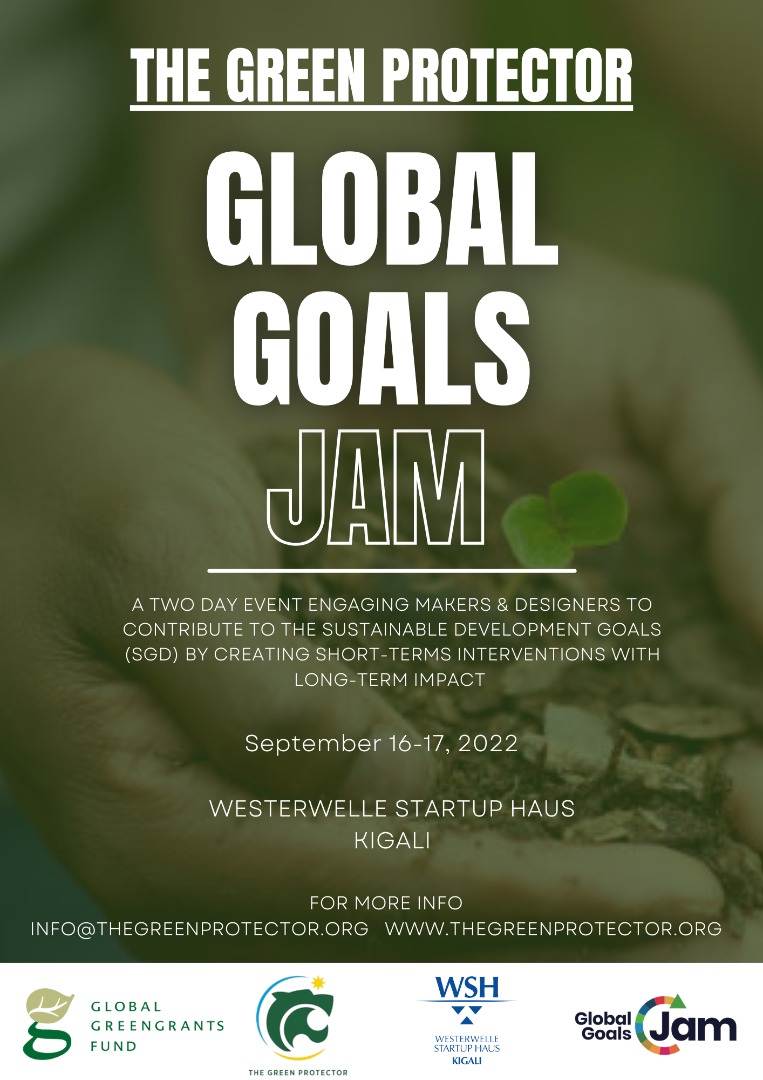 TheProtectorRw's tweet photo. 📢 We are organising the 3rd edition of the #GlobalGoalsJam in Kigali. 

40  #changemakers will engage for two days on local challenges, using Design thinking in creating local solutions to achieve sustainable development Goals.

Register by 10/sept/2022  https://t.co/UxH9UX6nA0 https://t.co/hFI9m1DUuc