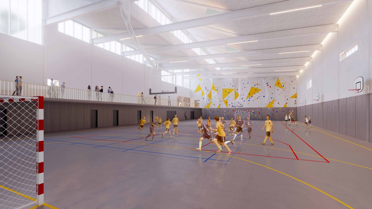 AgenceEngasser's tweet photo. PROJET [équipement sportif]

Le futur gymnase de Bezons prend forme ! Bientôt la livraison !

Plus d'infos ici : https://t.co/GNjjwNETSK

#engasser #architecture #teamarchi #sport https://t.co/Ch5RbsBiiV