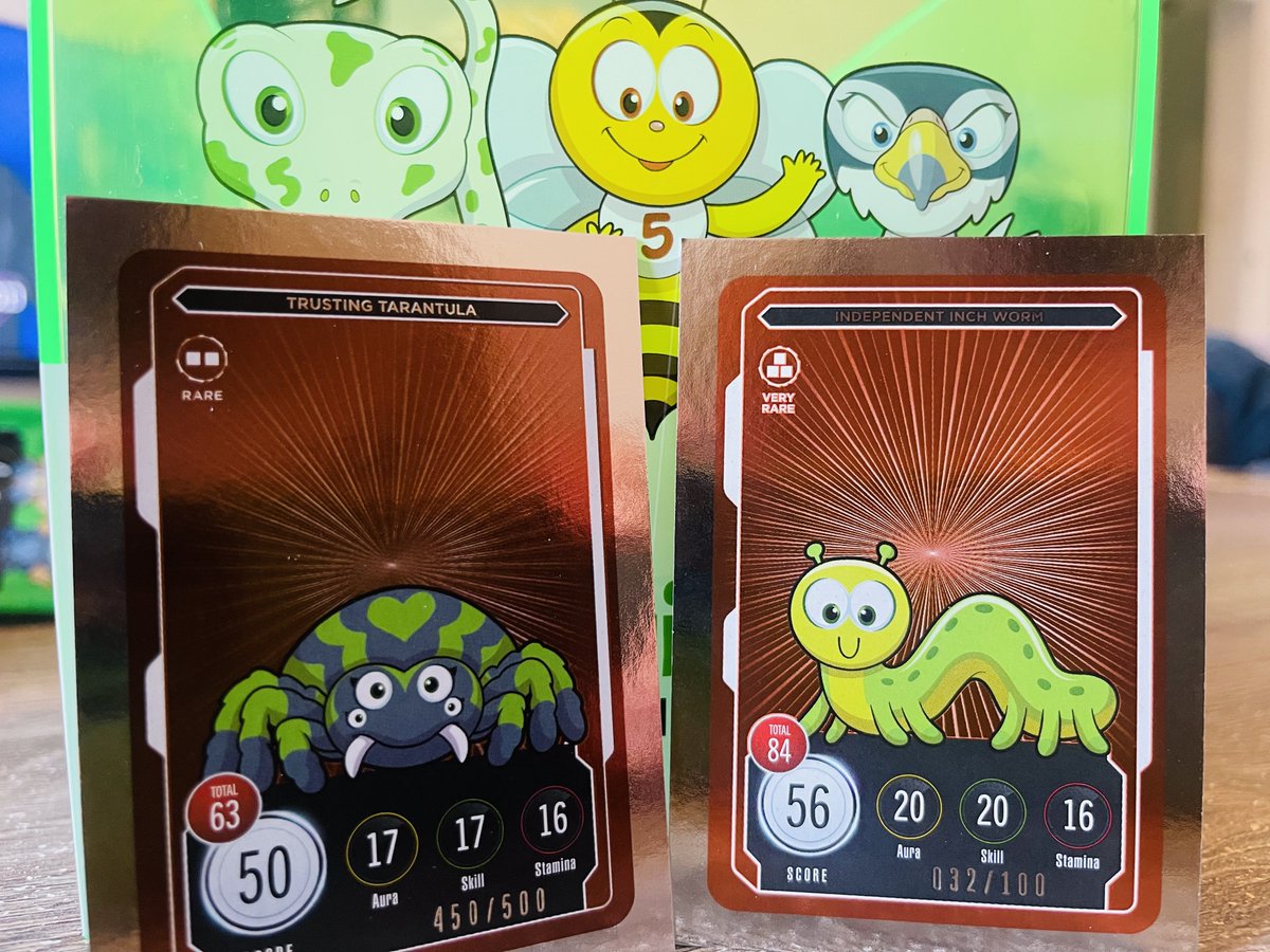 discostumc's tweet photo. Thanks @garyvee and @veefriends - a couple of nice #rares collected 🙏
#IndependantInchWorm 🪱
#TrustingTarantula 🕷 https://t.co/7fqsciC0V4