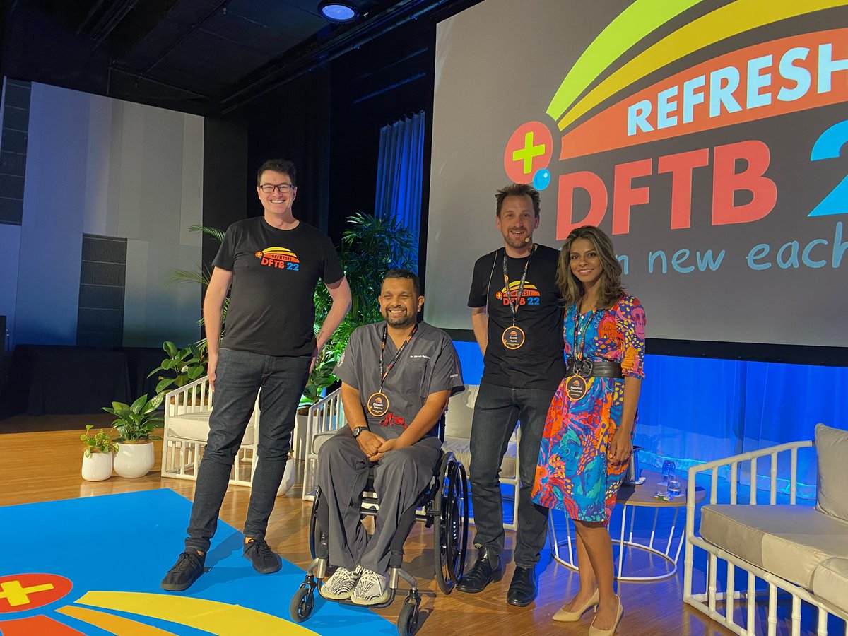 I’m so grateful to the <a href="/DFTBubbles/">Team DFTB</a> team for giving me the opportunity to share the stage with these inspiring people. #DFTB22