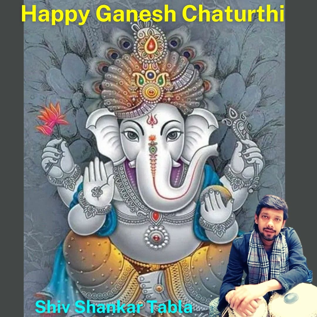 tablashiv's tweet photo. Happy Ganesh Chaturthi to All #GaneshChaturthi #shivshankartabla #music https://t.co/fDnBknrqVb