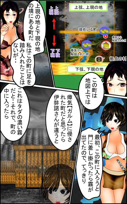 霧に覆われた町は人一人おらず、低級な妖気が跋扈するゴーストタウンと化してます。
#ファンタジー #鬼滅の刃 #漫画 #manga #イラスト初心者 #anime 