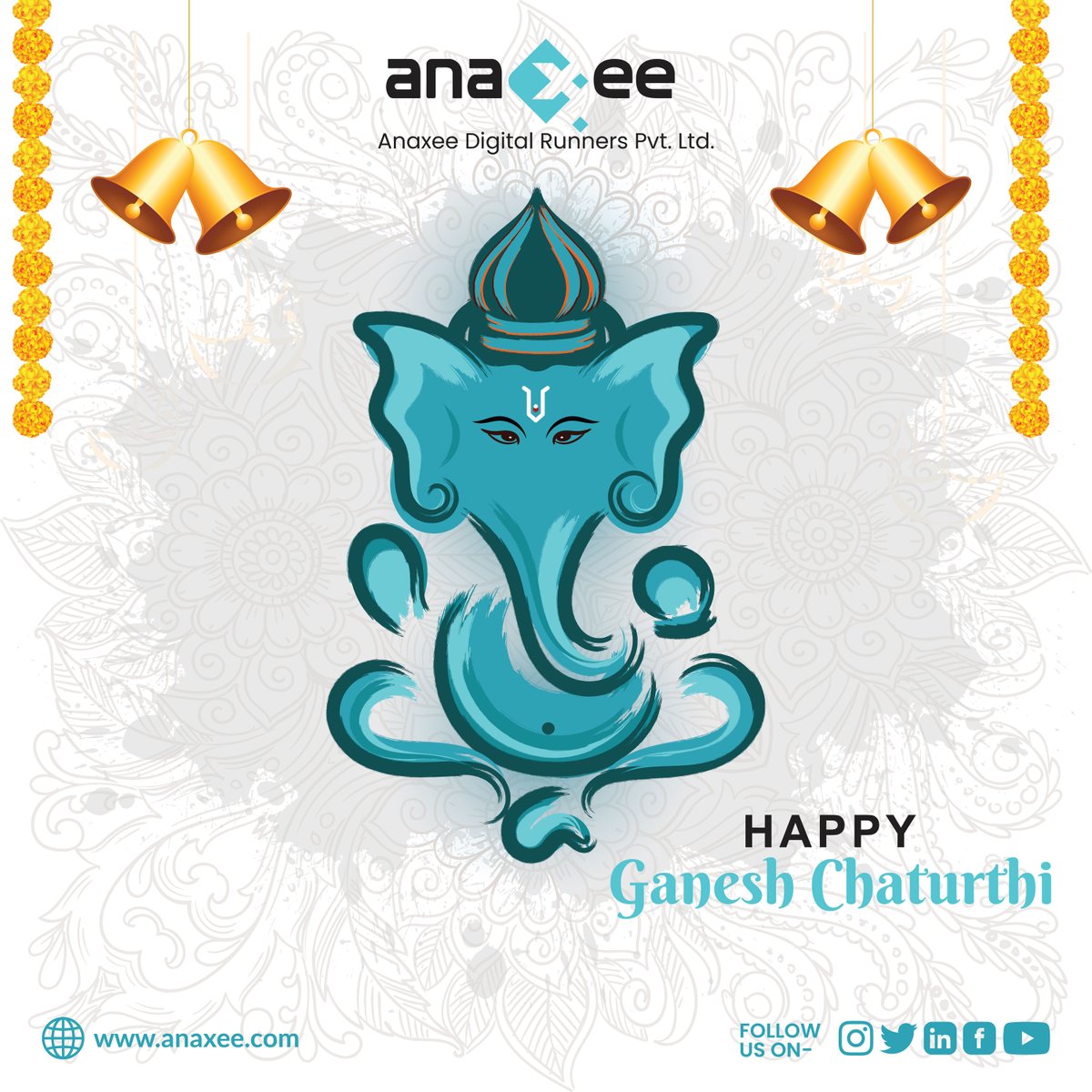 “Wishing you and your family a Happy Ganesh Chaturthi. May God Ganesha shower happiness and prosperity on you.” 

Ganpati Bappa Morya!

#ganpati #bappa #ganeshchaturth #festiveseason #ganpatibappa #lordganesha #ganeshotsav #indianfestivals