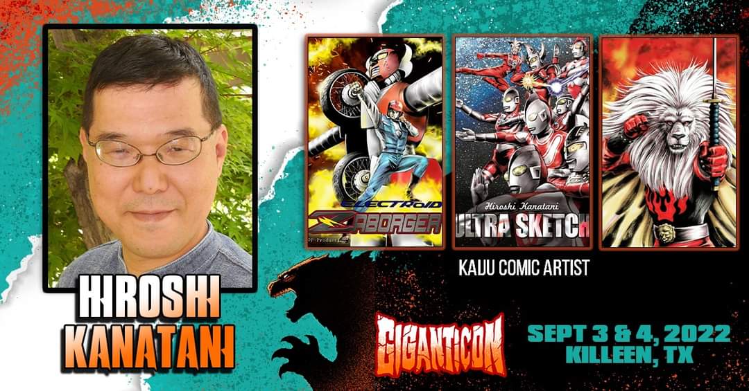 sanukisyokunin's tweet photo. I'll be attending GIGANTICON on Sep 3 & 4 at the Killeen Civic & Conference Center!
https://t.co/7qBGfJ7jrZ
テキサスのガイガンティコンにゲスト参加。
#giganticon #killeen #centraltexas #godzilla #kaiju #ultraman #monster #zaborger #lionmaru #comics #toho #Tsuburaya #pproduction https://t.co/ewlnTcSqlc