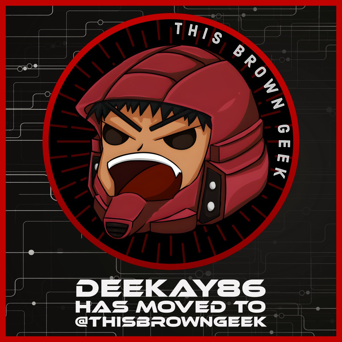 TheRealDeeKay86's tweet photo. Profile MOVED to @ThisBrownGeek https://t.co/IKNl4YBtXZ