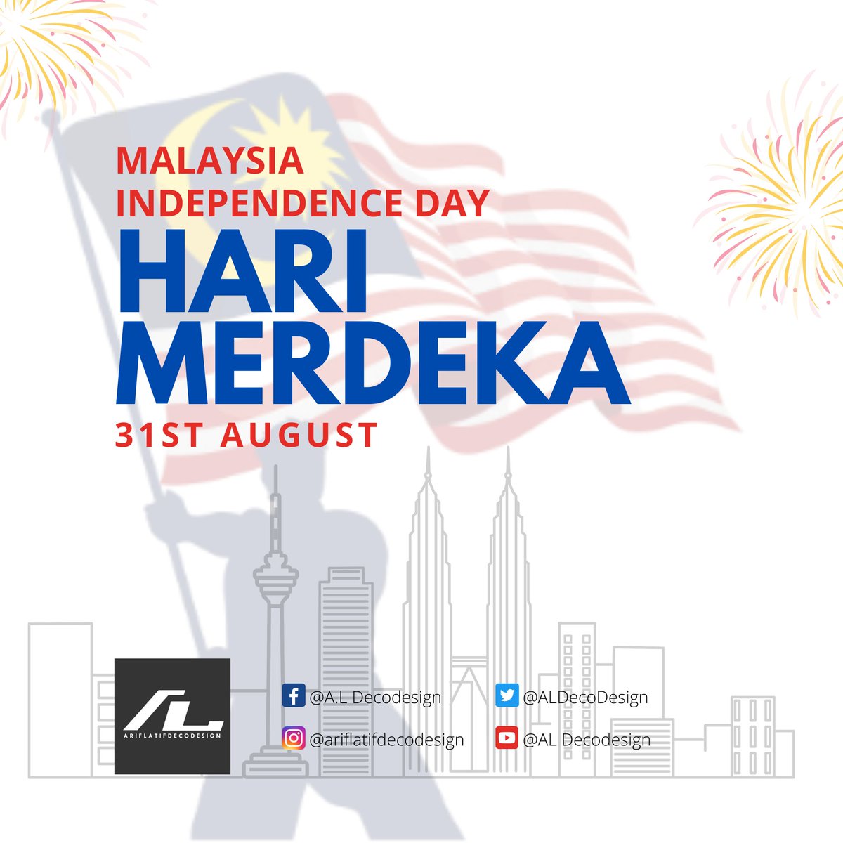 ALDecodesign's tweet image. Selamat hari merdeka Malaysia!