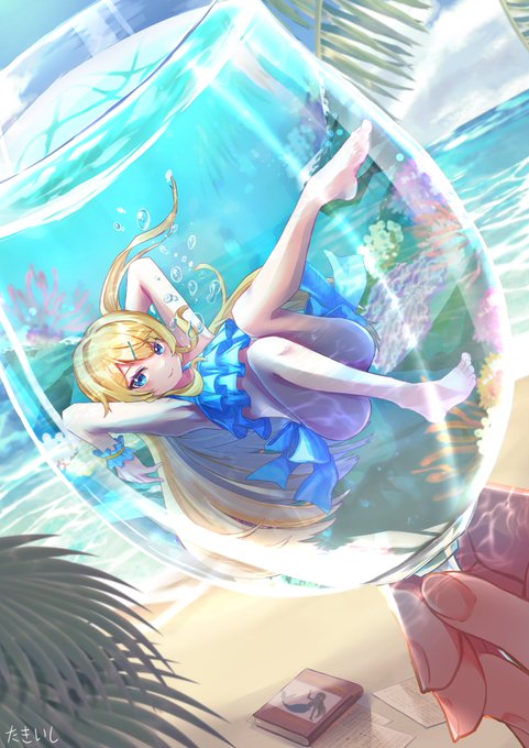 人魚姫のtwitterイラスト検索結果