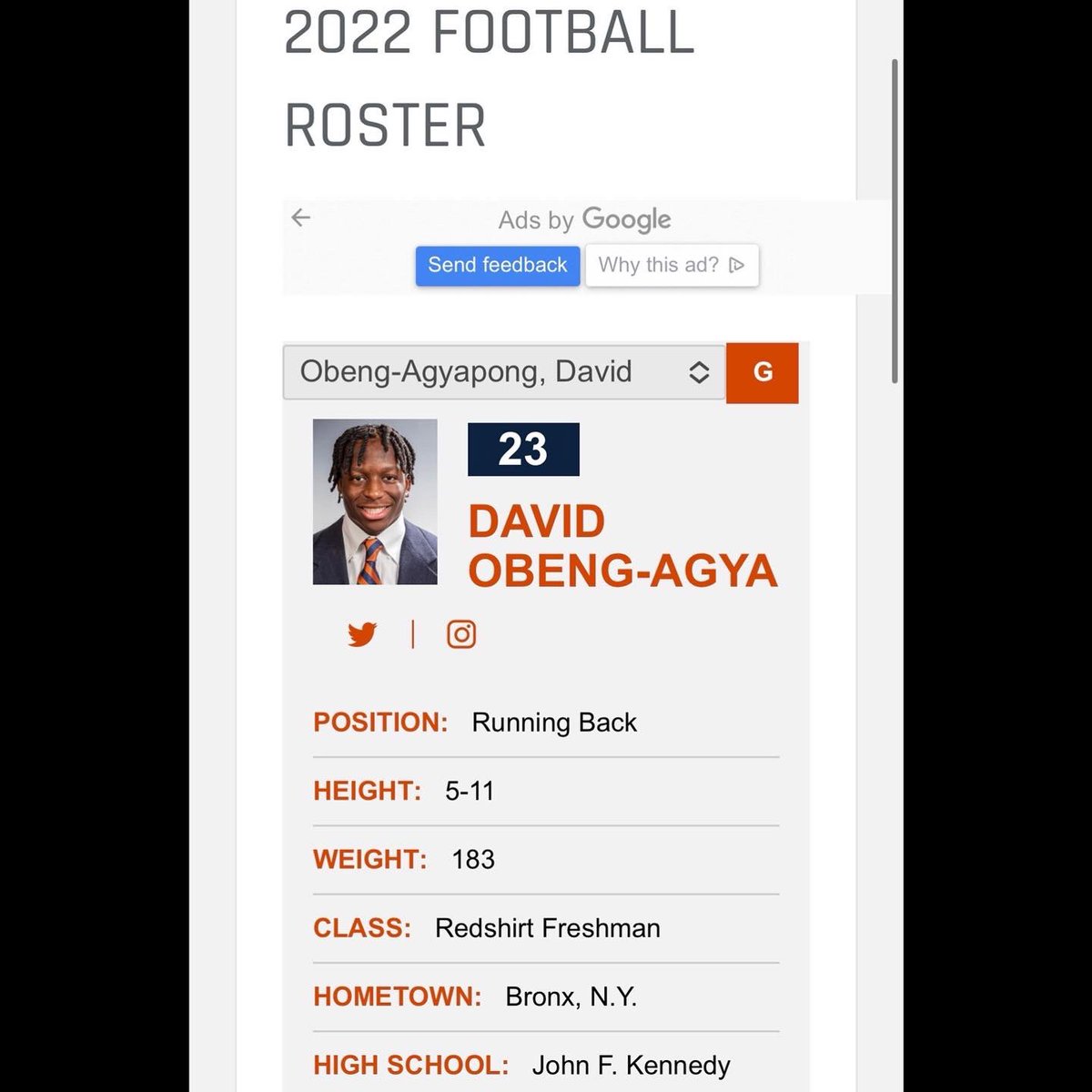 kennedyknights_'s tweet photo. Check out some of our boys college football roster profiles. 🔴⚪️My how time flies 💪🏾💪🏾
.
.
.
#WeAreKennedy #KennedyFootball #KnightsToCollege #BronxFootball #BronxExcellence #CollegeFootball https://t.co/WFKezjJcLC