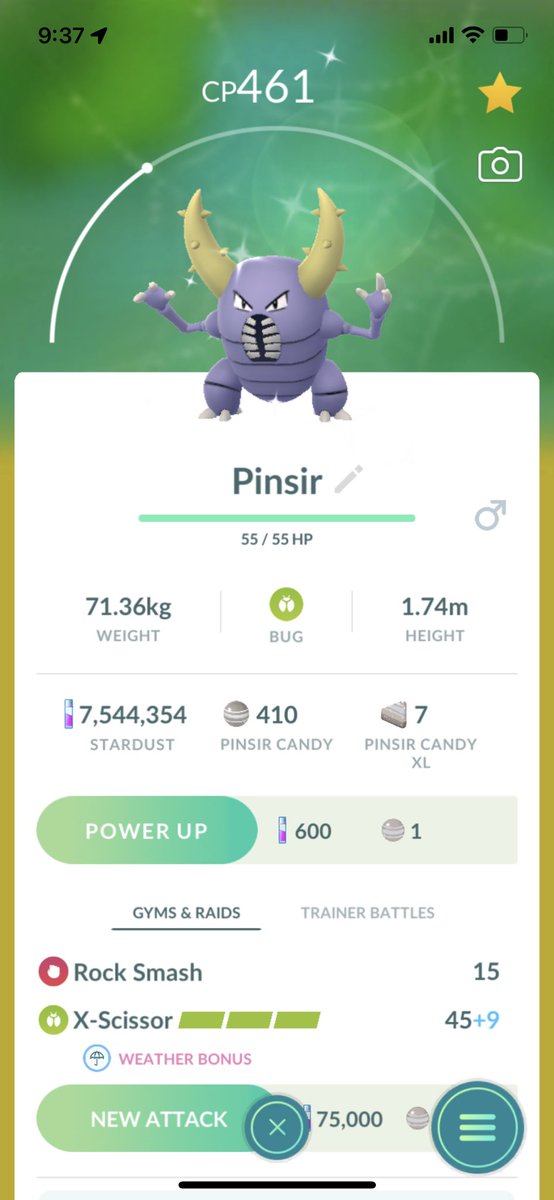 ItsOVOErica's tweet photo. Forgot to post these but got these 2 shiny on #PokemonGoFest2022Finale✨✨ 
#PokemonGO https://t.co/LzdKDegBI6