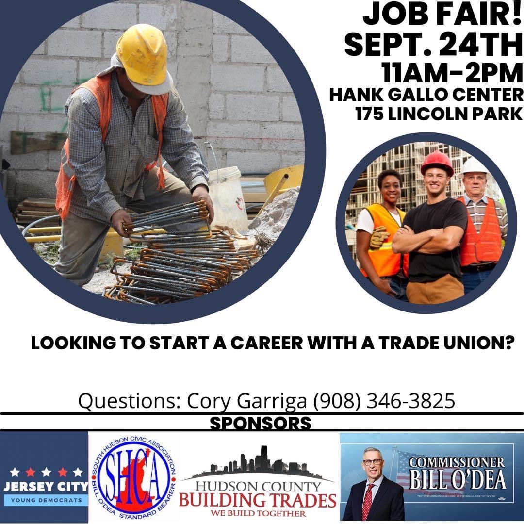JC_YoungDems's tweet photo. Interested in joining a trade union? See flyer for details!

@WilliamBillOdea 
@NJYoungDems 
@CoryGarriga 
@maxine_mandelE6 https://t.co/IjB2z95Bdr