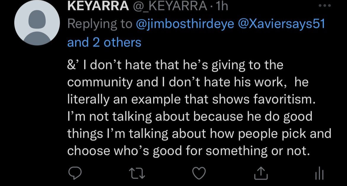 _KEYARRA's tweet photo. @jimbosthirdeye @Xaviersays51 @SlPEURO @jaxajueny Before I go read what I said in this. Because you literally making things up thinking I said something out of context. Cause you sure didn’t reply and still didn’t because you know what I said ain’t got nothing to do with white folks wanting to rap or ect. https://t.co/jXCd1QOvJD