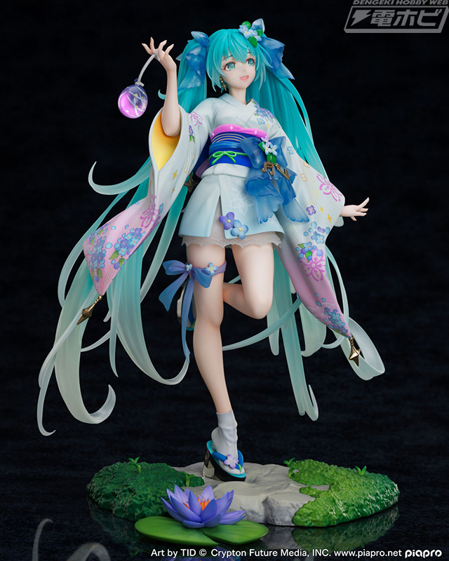 ElMundoShiro's tweet photo. La empresa #F_NEX, en colaboración con #POPPRO, anunció el lanzamiento de una #Figura a escala 1/7 basada en una #Ilustración realizada por #TID de la #Idol #Virtual "Hatsune Miku: Manatsu no Hanabi Ver." para Agosto 2023.
#HatsuneMiku #ManatsuNoHanabi. https://t.co/02lOgXHG4r