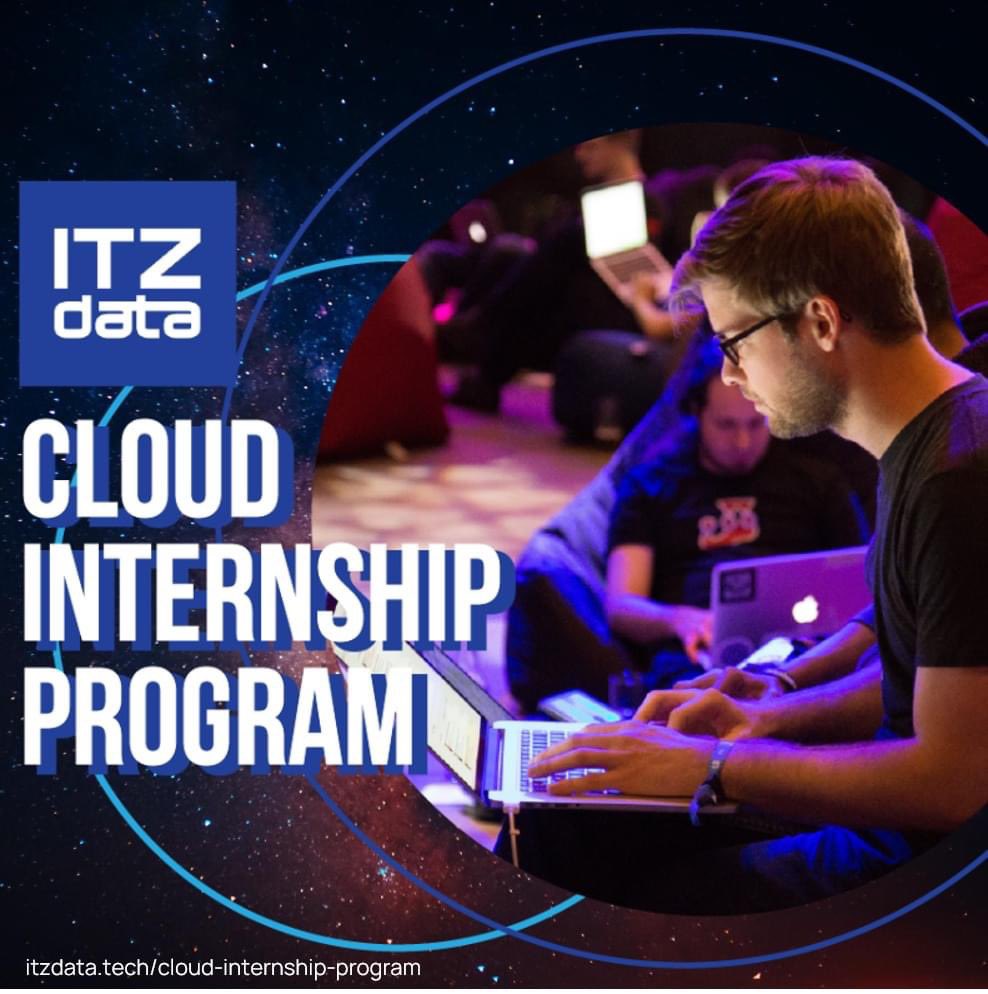 ITZDATA_tech's tweet photo. ¡Aplica al Cloud Internship Program y aprende nube con nosotros! 🚀☁️

Más info: https://t.co/NKHV3aiDa1 https://t.co/VYIZgQlZMm