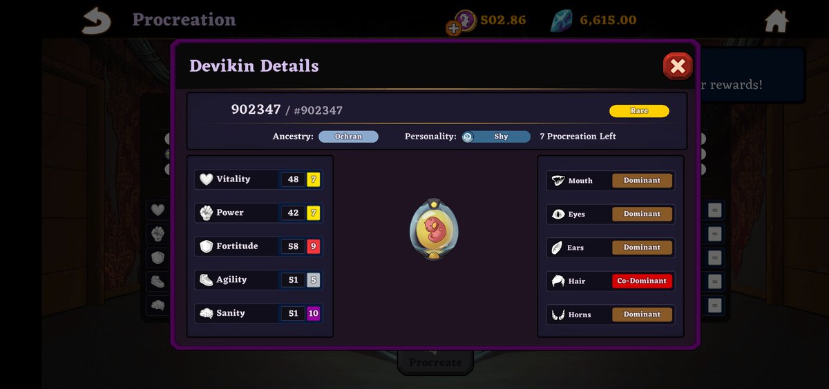 CryptoniumO's tweet photo. Last #Devikid I got from the partial #Devibolc event. Think I'm going to swap this one out for the uc I'm giving away when #MyntheMiners reaches 20 Guild Members

#Devikins #CryptoGaming #DVK #KleverChain #CryptoGuild https://t.co/KryDUhaBbA
