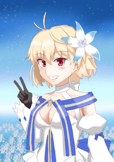 #今月描いた絵を晒そう
#FGO 
夏コミあったから忘れてたけど、地味に描いてた模様 