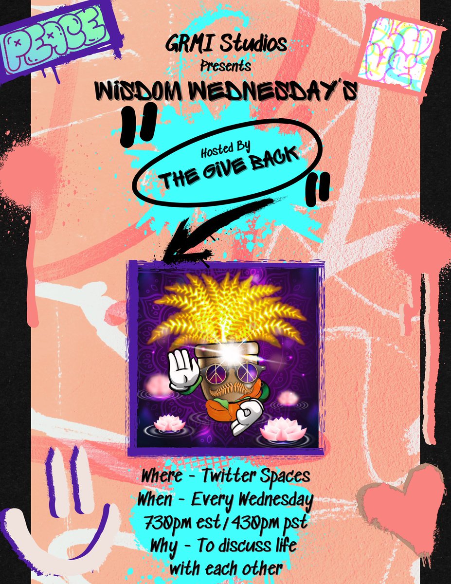 Come join us tomorrow 7pm EST on <a href="/GRMI_Studios/">GRMI Studios | FernDaddy</a> Twitter Space! This episode of Wisdom Wednesday you DO NOT want to miss! We will be discussing the most common forms of demotivation and how to get motivated again! Have a beautiful and blessed day! 🙏🏼