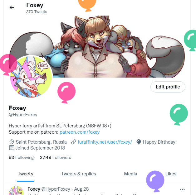 HyperFoxey's tweet photo. Woo! *turns old* https://t.co/dxU2RpeoOO