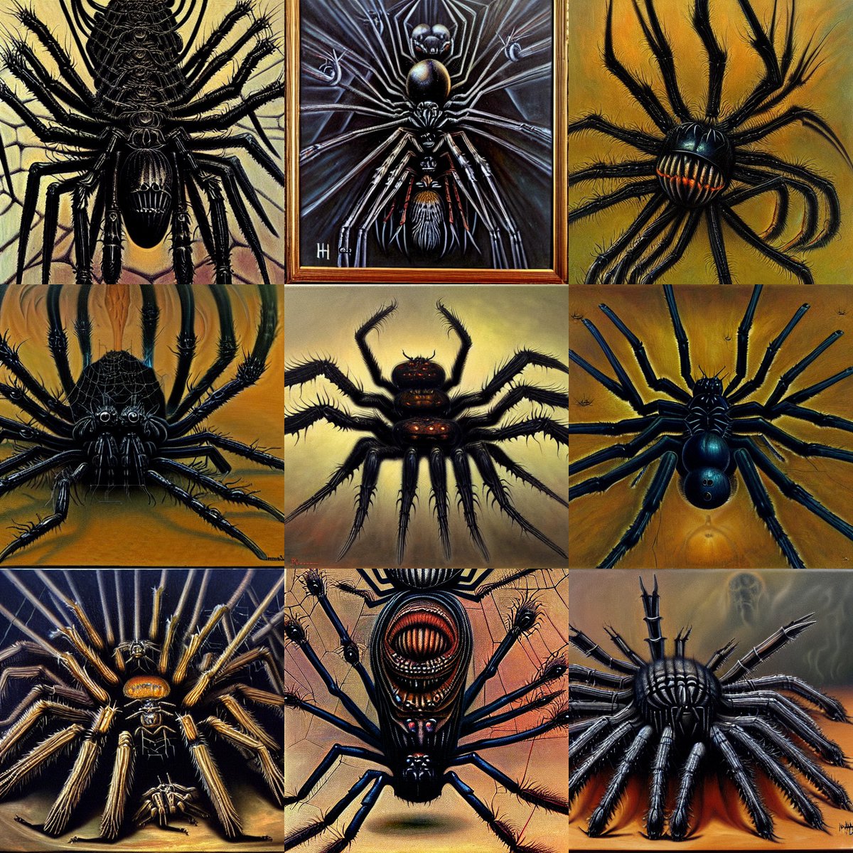 shadowzack's tweet image. Been messing with stable diffusion to create some spiders