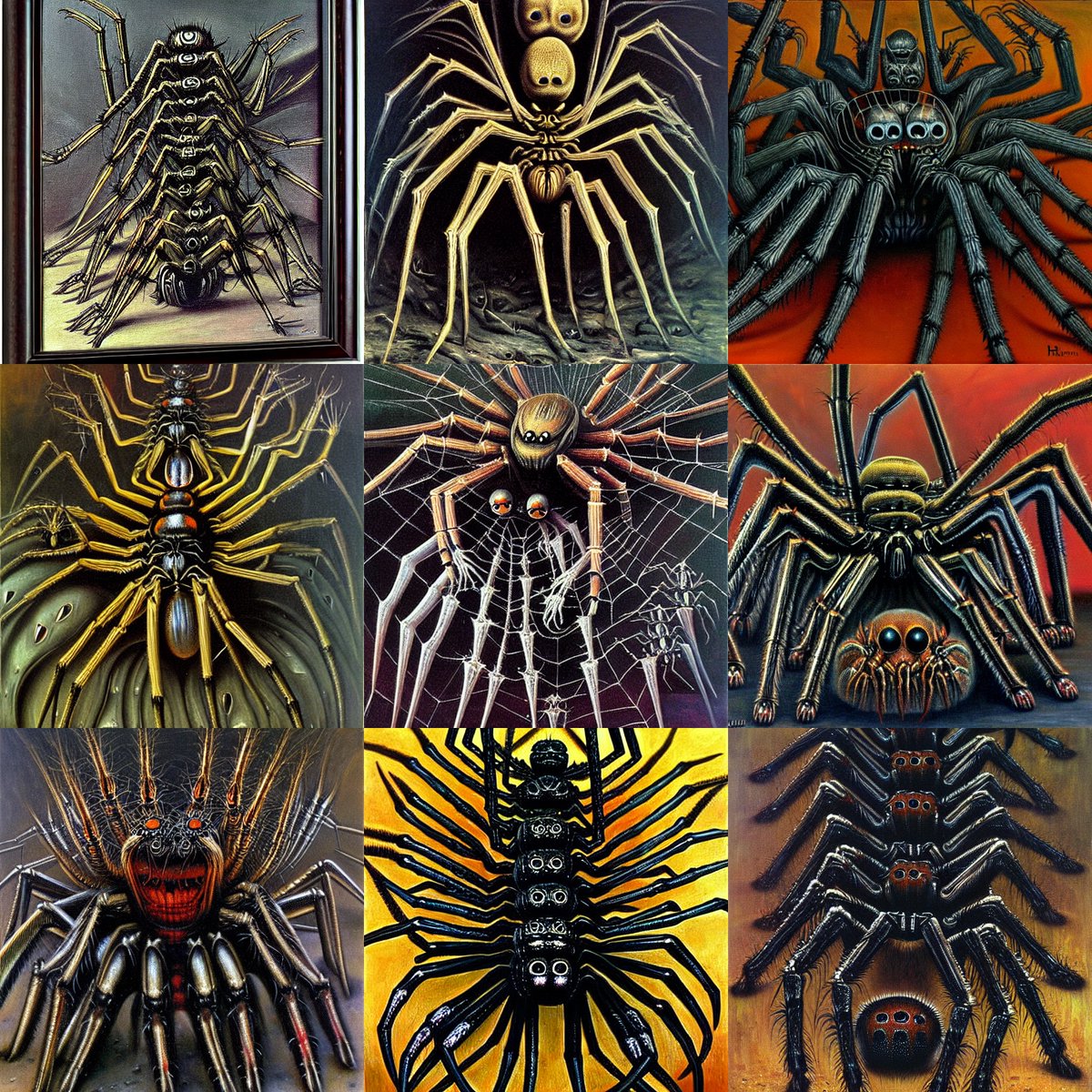shadowzack's tweet image. Been messing with stable diffusion to create some spiders