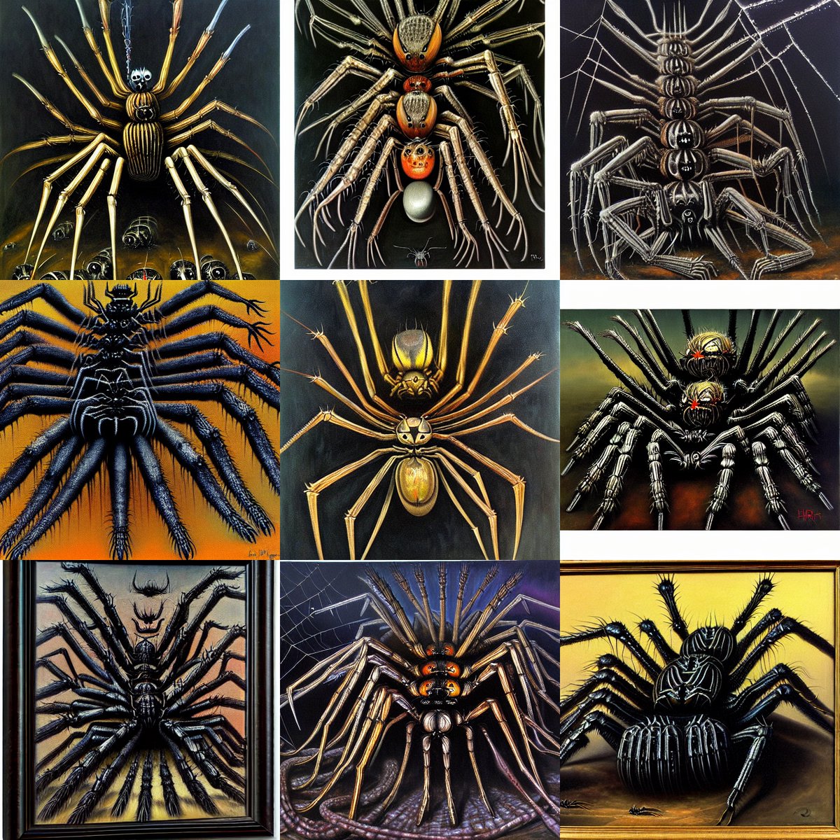 shadowzack's tweet image. Been messing with stable diffusion to create some spiders