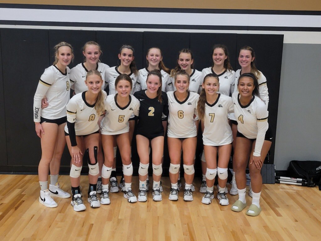 First ever home game✅ Clean sweep as all teams take home the W tonight against Wahpeton!! #setthestandard