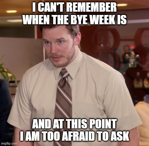 Hello, it's bye week over here.
Come scrim with us if you dare