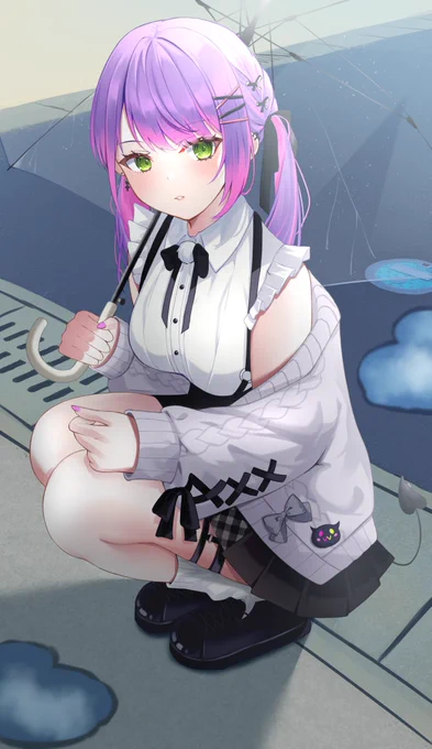 「雨、あがったよ」#TOWART #常闇トワ 