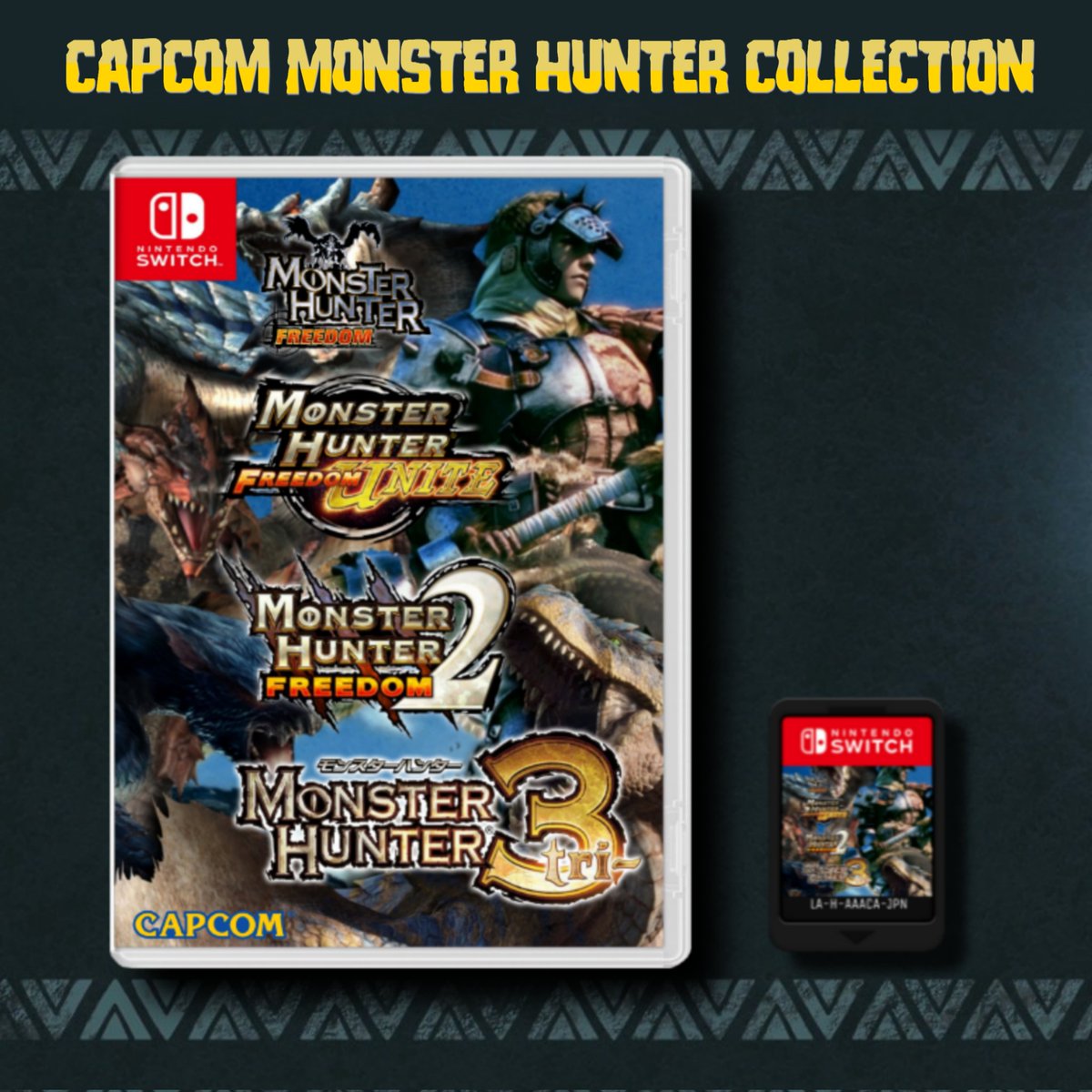 MOHAMMEDFI10's tweet photo. Capcom Monster Hunter Collection https://t.co/6HvpmmvTKD