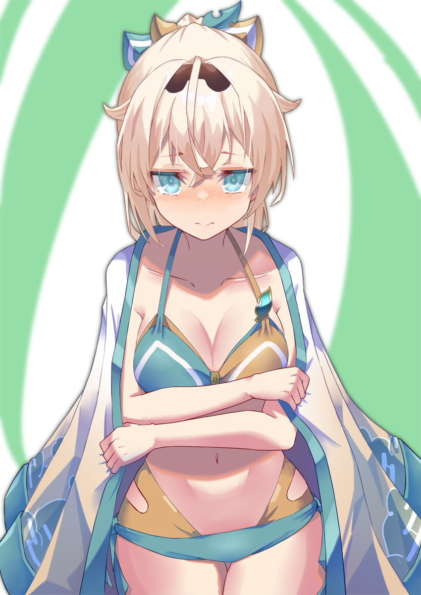 風真いろは 「水着月間だった#今月描いた絵を晒そう 」|三神きさらのイラスト