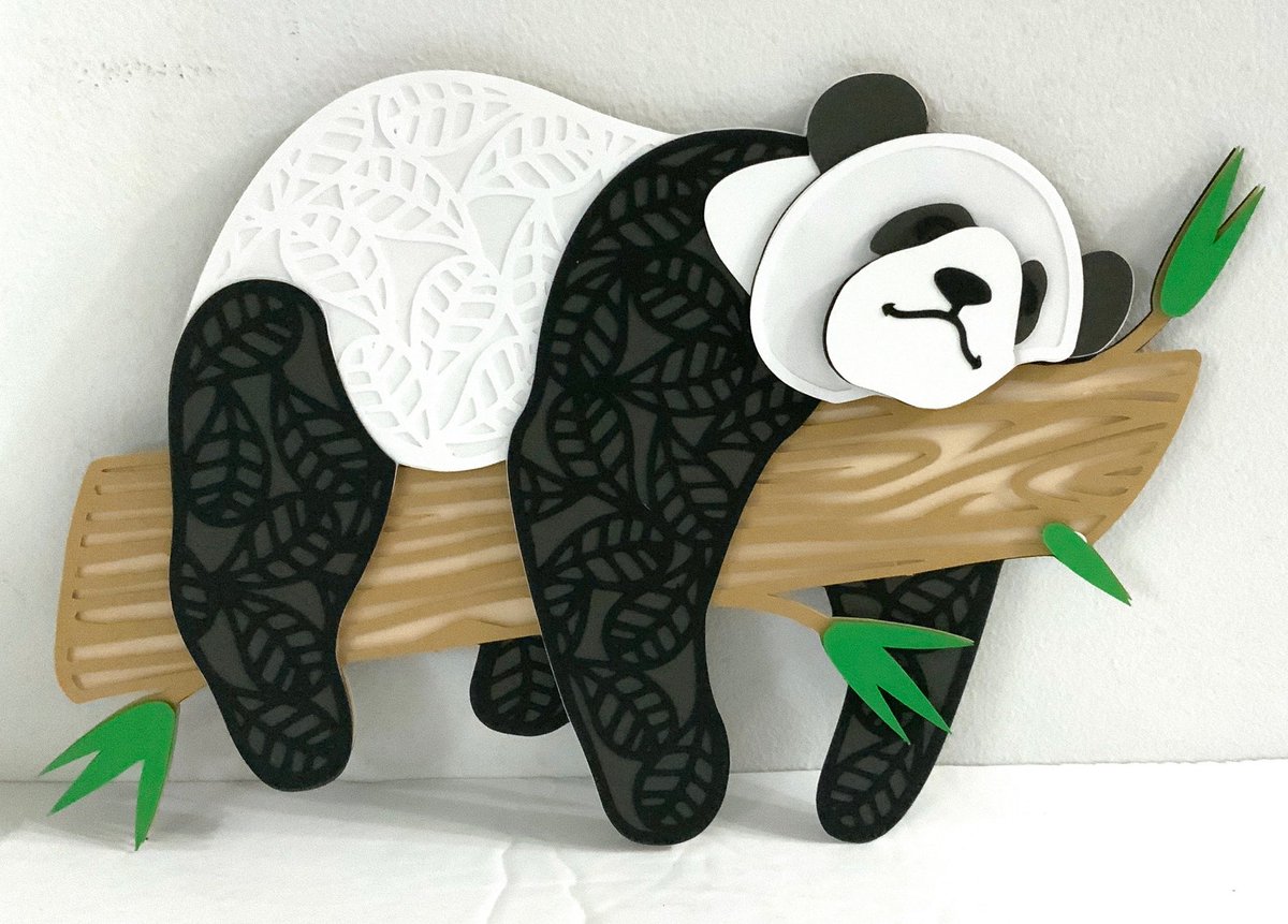 gardentweets1's tweet photo. Just hanging around Panda Bear Layered Paper Cutout , Animal , Wall Hanging , Decor , Gift , Kids , Adults
 #Animal #KidsAdults #paper #bear #Cutout #Layered #panda #Hanging #wall #decor #AAmazingPaperCraft #EtsyEmail

👉https://t.co/6LMfYGSY4X https://t.co/q2bCxLkKw5