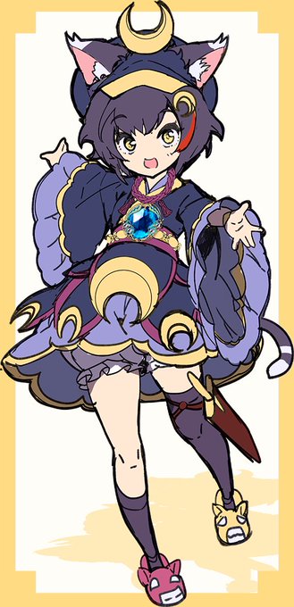 ■宝猫・めぐみの紹介です!
幼き天才発明家
ある時、能力を数値化できる装置を開発して
主人公達から数値化できない能力があることを知り
興味本位でブレードについていく事にした。
見たことない物、甘い物が大好き!! 