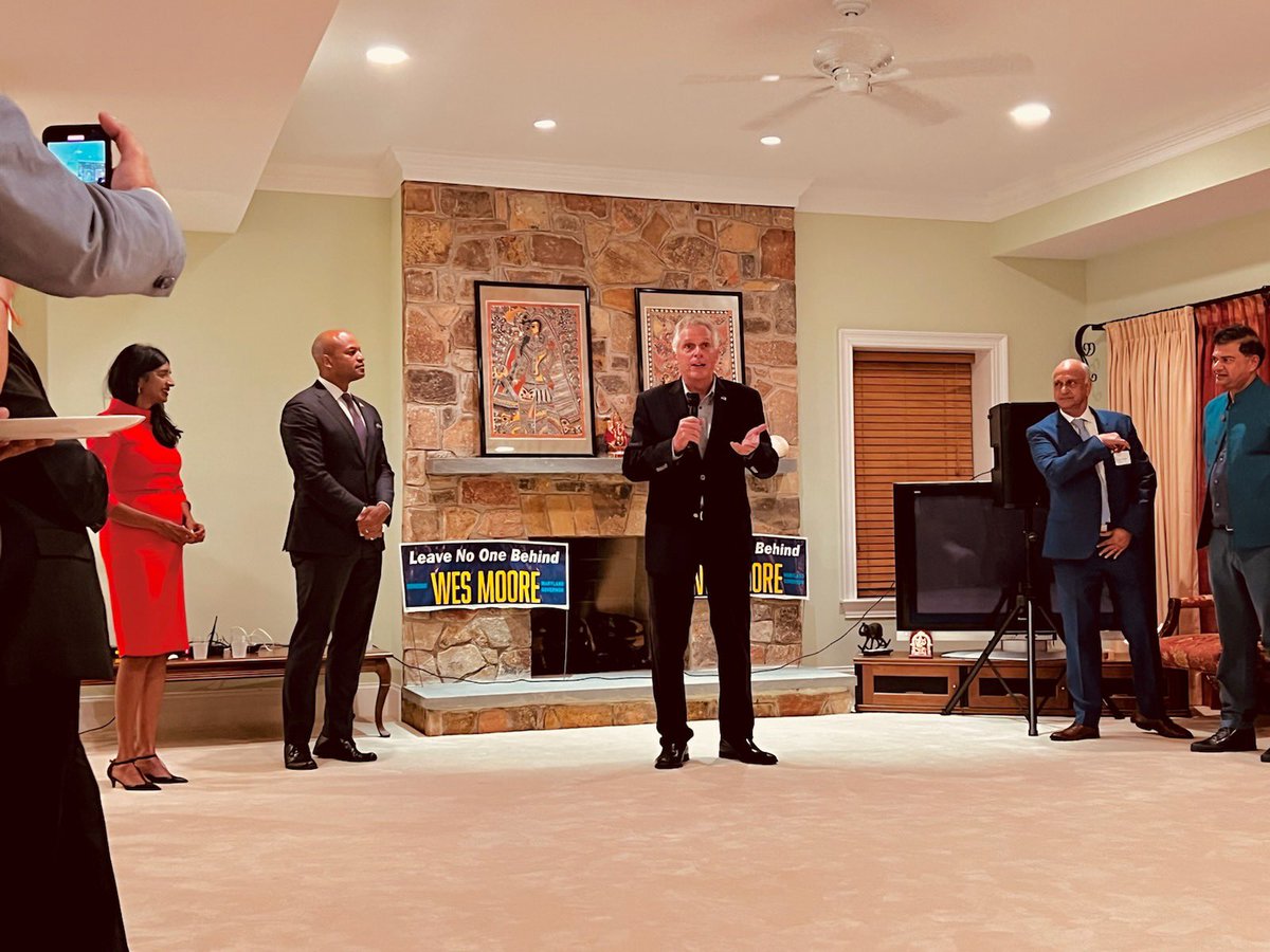 Excited to be with the next Governor of Maryland @iamwesmoore! What a story, what a guy. Wes is inspiring - Maryland, you’re in good hands!🇺🇸💥☄️