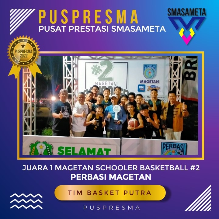 Selamat utk tim basket putra smasameta #magetanschoolerbasketball
