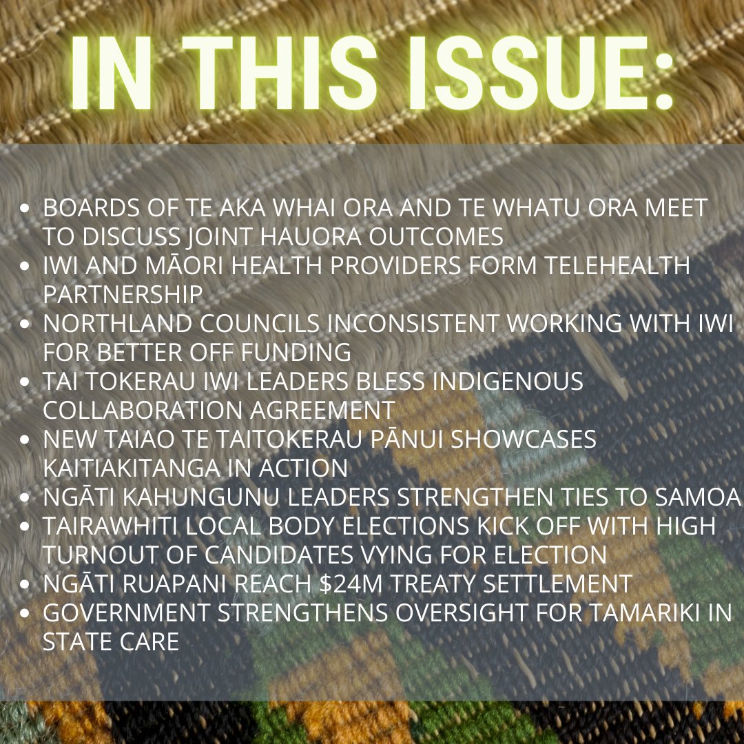 tekahuotaonui's tweet photo. IN CASE YOU MISSED IT IN YOUR INBOX! Subscribe now whanau to get our pānui hot off the press💥

https://t.co/FtjkcIbvcq

Te Kahu o Taonui E-Pānui 30 August 2022 Issue #158
Including the latest Hauora, Haukainga, Ki te Ao and All of Government Updates from across Te Taitokerau https://t.co/yPeUT6ShNj