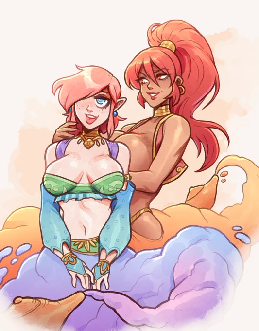 cmsn - female link &amp; genie oc hypno action 