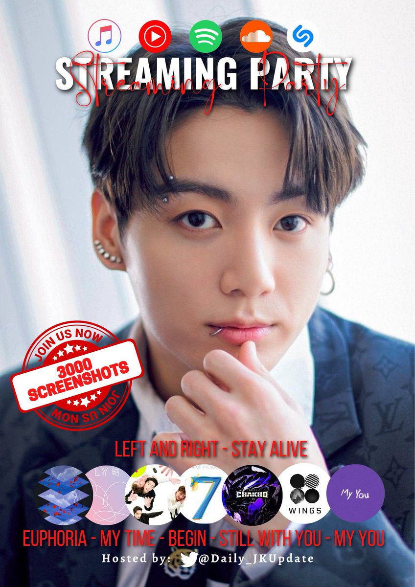 📢 JUNGKOOK BDAY GOALS STREAMING PARTY

🔺Goal : 3000 screenshots !

JUNGKOOK DAY IS COMING

I vote for #Jungkook of  <a href="/BTS_twt/">방탄소년단</a> for #AudacyAOTS Artist of the Summer