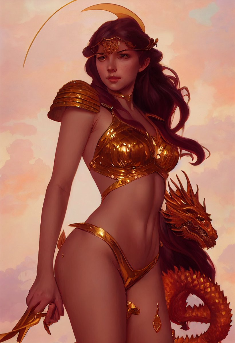 bugsing's tweet photo. Dragon Queen🐉
#midjourney  --#Test  no Post-processing https://t.co/QDN83GdQ85