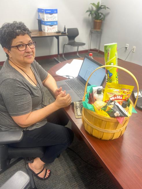 Mrs Martinez is being showered with love and appreciation each day this week for all of her hard work and selflessness she gives to every person here at HHS. Congrats Mrs. Martinez!💜❤💛💙❤