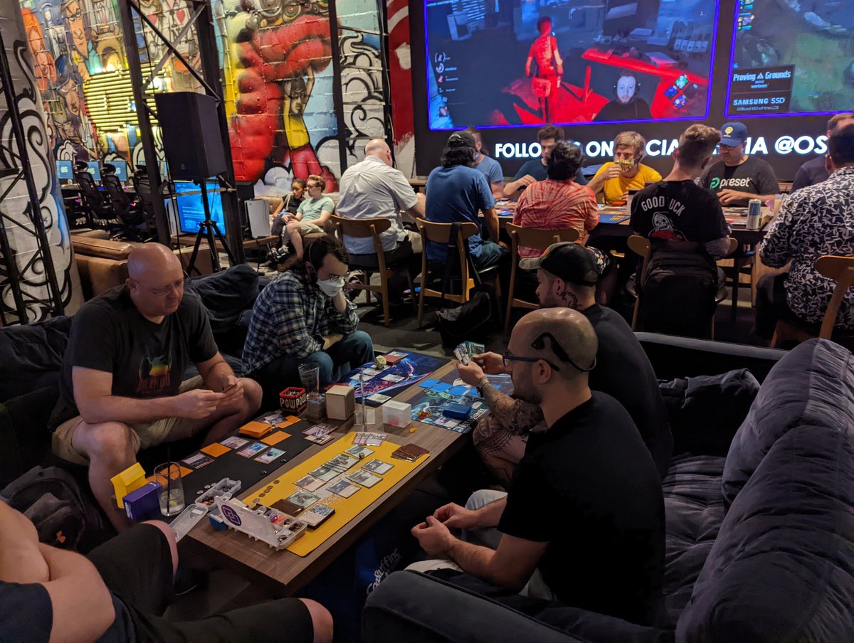 hypno_beam's tweet photo. @teamcovenant I wasn't kidding when I said the #Netrunner scene is thriving in NYC! Thanks @ProjectNISEI for the game and thanks @OS_NewYorkCity for the space! https://t.co/9AOLRCBhKG