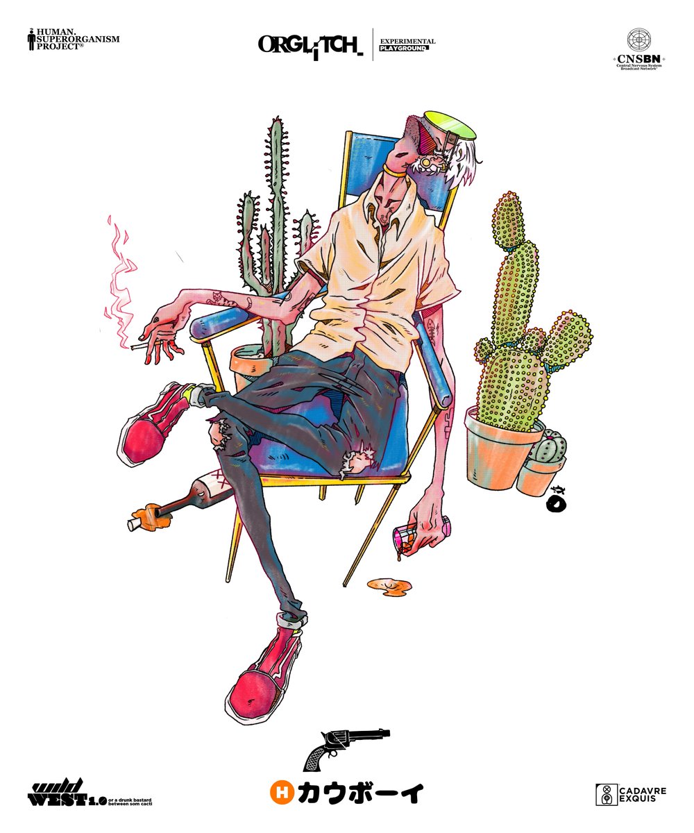 Wild West 1.0 (or a drunk bastard between som cacti) by orglitch

Now available for buy now price of : Ξ 0.10

knownorigin.io/gallery/179800…

<a href="/KnownOrigin_io/">KnownOrigin.io</a>

Art by <a href="/orglitch/">HƆ⊥I˥⅁ᴚO</a>

Curated by <a href="/BlockEureka/">BlockEureka</a>