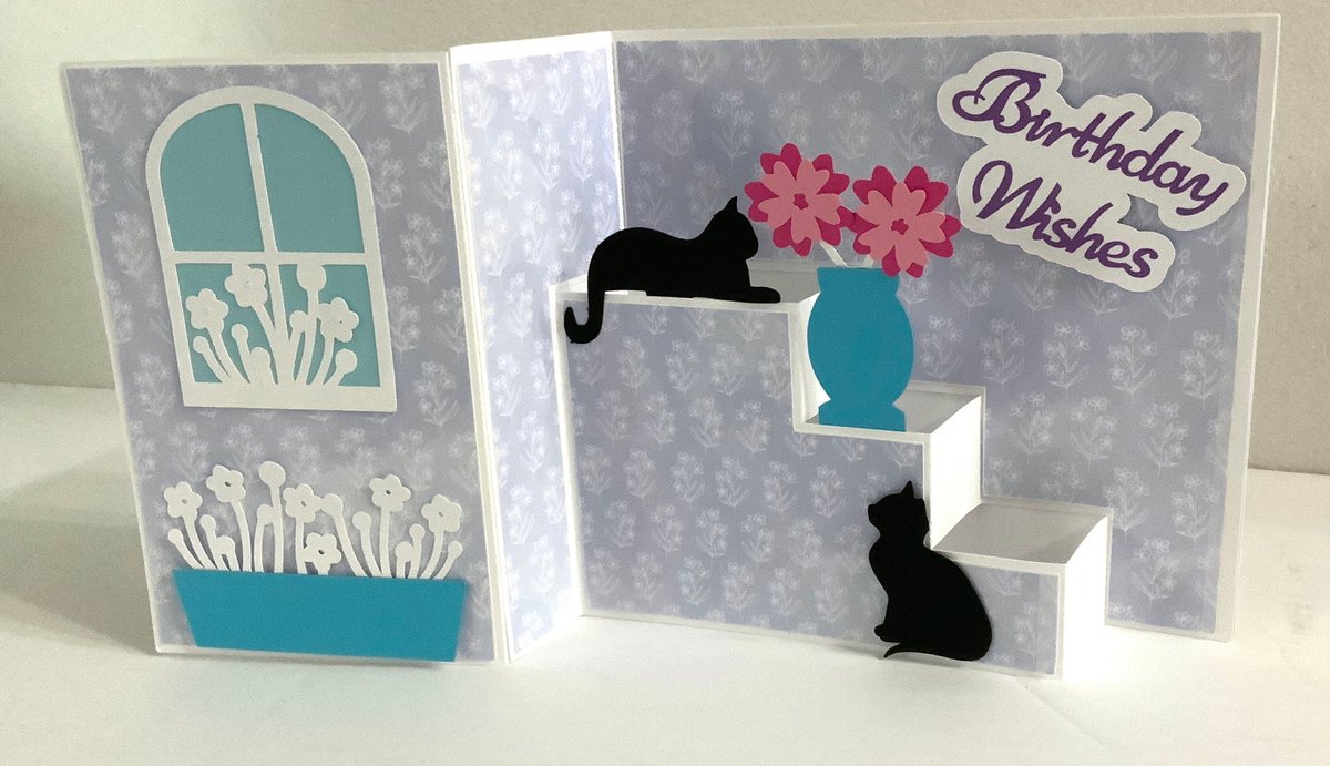 Happy Birthday Cat card , Blank Card , Flowers , Window , Steps , Pet , Wishes , Family , Friend
 #BirthdayCat #BlankCard #Wishes #Friend #Window #steps #pet #AAmazingPaperCraft #EtsyEmail

👉etsy.com/listing/118007…