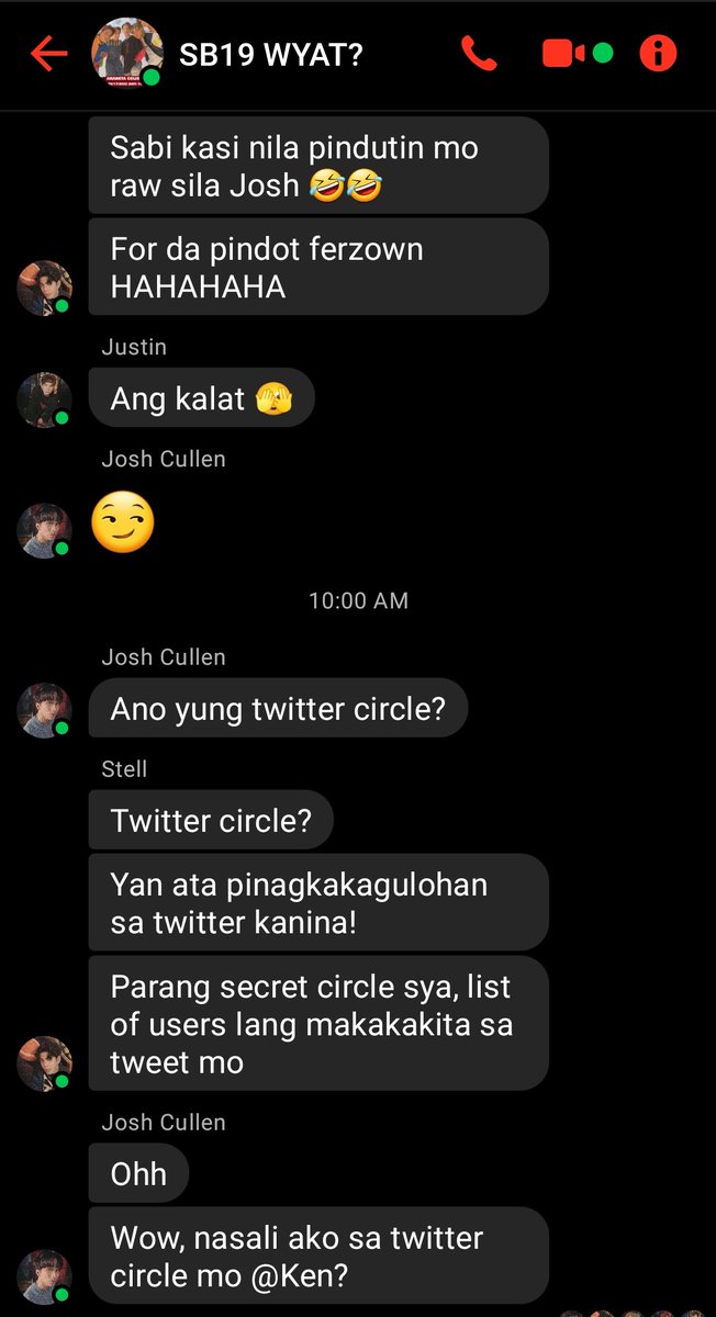 ChYmEz0429's tweet photo. Exclusive Twitter Circle
#joken short au

An au wherein nagtwitter circle si Ken pero si Josh lang ang nasa list niya 😌

1/??

#joken_twt #jokwn_au https://t.co/NItsN9Hewl