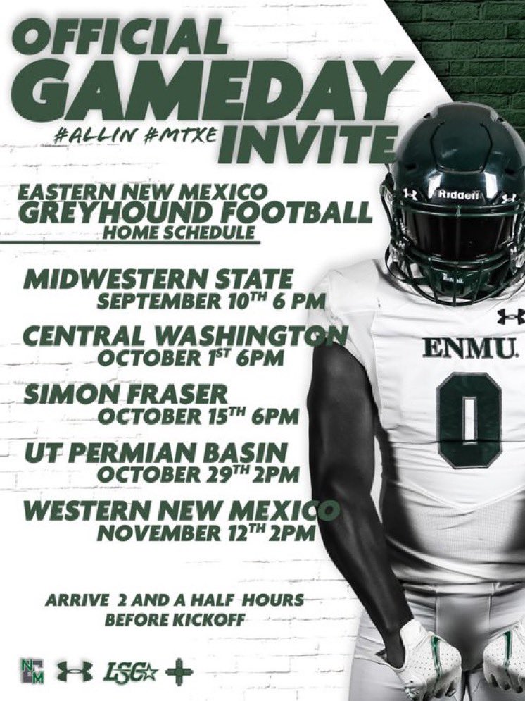 Thank you to <a href="/ENMUFootball/">Eastern New Mexico University Football</a> and @CoachLewisENMU for the game day invite! <a href="/CoachWhiteDB1/">Coach White</a> <a href="/jason77miller/">Jason Miller</a>