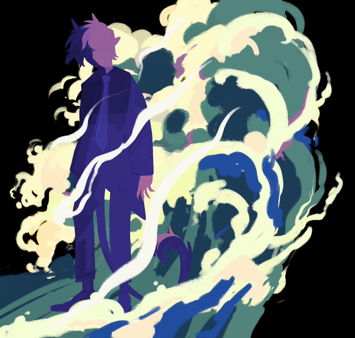 Maddsaic's tweet photo. Quick Ranboo doodle to mess with some colors 

#ranboofanart https://t.co/tPUtM6VeLK