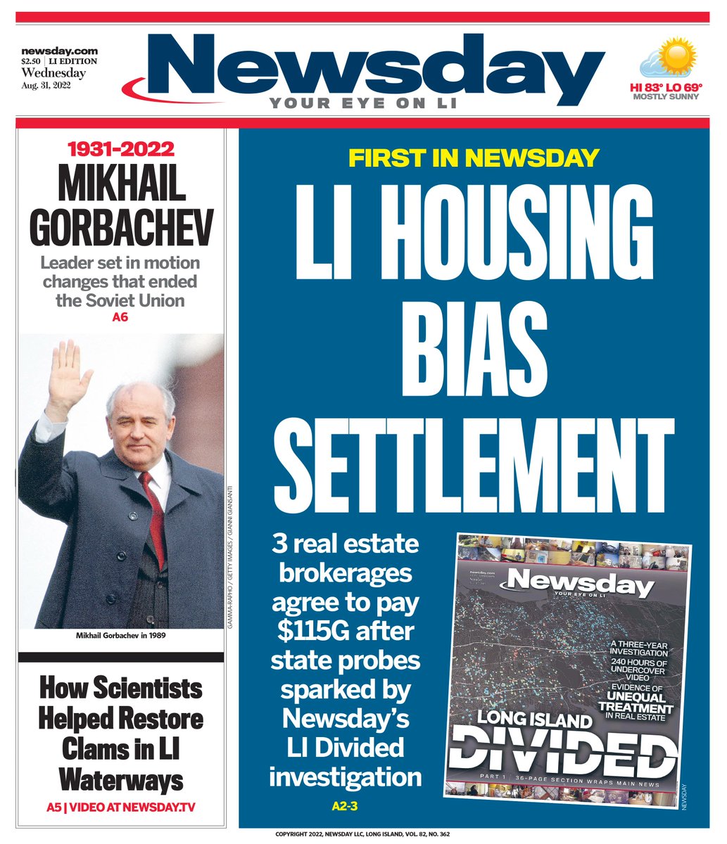 Shari Einhorn on Twitter: quot RT Newsday: Wednesday #39 s Newsday cover
