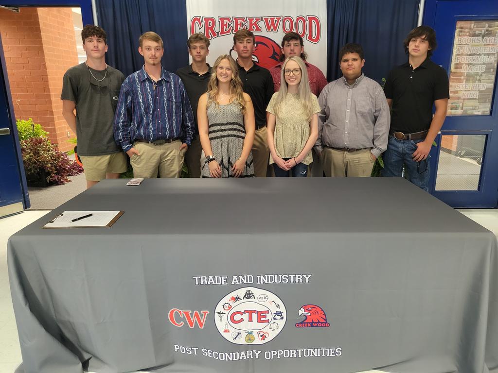 jenlynchalt's tweet photo. We had a great time at the First Annual Community Partner Dinner at CWHS. Our students and staff really put on a great event. Big shout out to @CWWelders and @cdubbballcoach for heading this up! @DCS_CTE @creekwoodhs @DLWeeks83 @rfaulkner9 @raylecomte https://t.co/3XAS983LpD