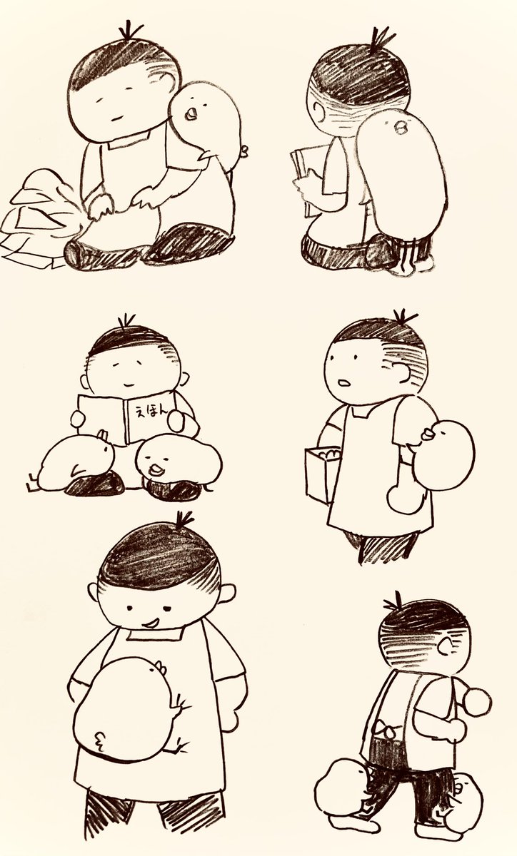 子どもぺったり百景
 #保育園  #子育て #育児 #子ども #きっちょむ先生 