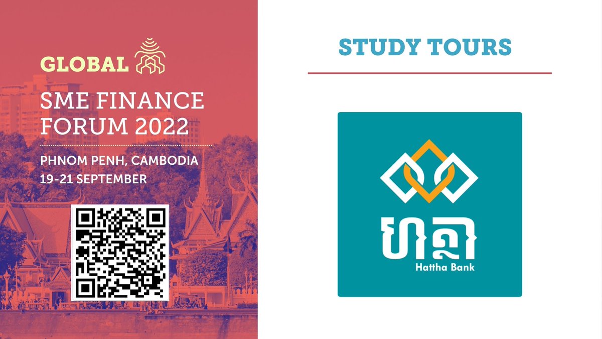 SMEFinanceForum's tweet photo. Join @hatthabank, one of the faster growing commercial banks in Cambodia on their study tour on 19th Sept in #phnompenh to learn more about smart and simple financial solutions for consumers. Register for the tour before spots run out. https://t.co/FcaPDCBGWo #smeff22 #phnompenh https://t.co/1c8XSlc1j2