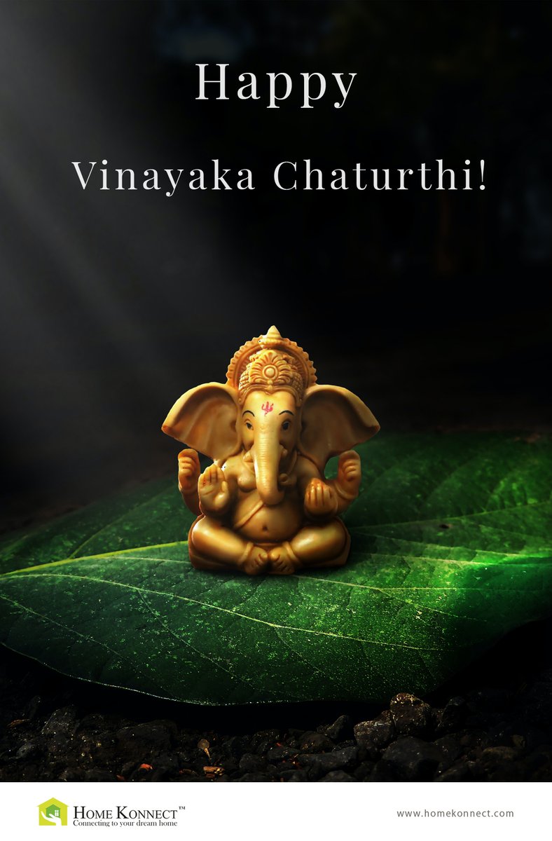 HomeKonnect's tweet photo. Home Konnect wishes all our patrons, friends, well wishers &amp; their families a Happy Vinayaka Chaturthi!🎉 

May the grace of God keep enlightening your lives &amp; bless you always!

#vinayakachaturthi #ganeshchaturthi #festivalsofindia #celebration #festival #homekonnect https://t.co/m1OmrcMhlA